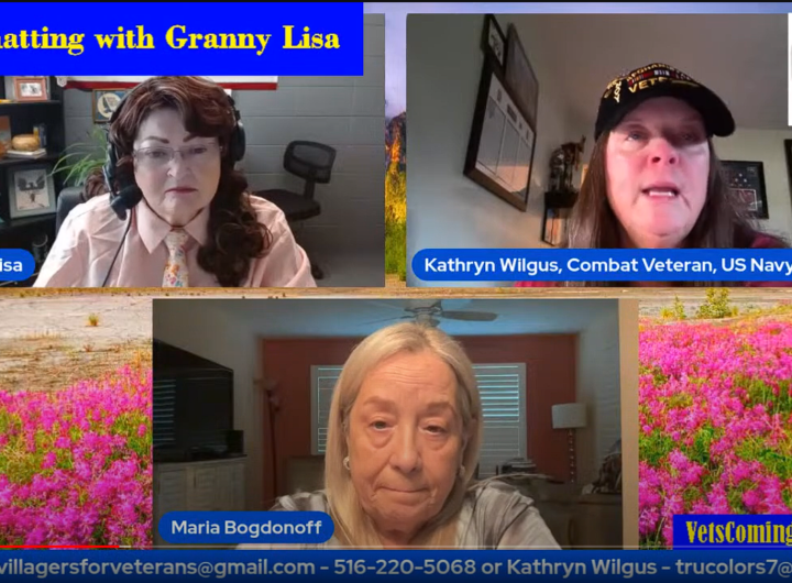 Villagers For Veterans, Vets Chatting with Granny Lisa